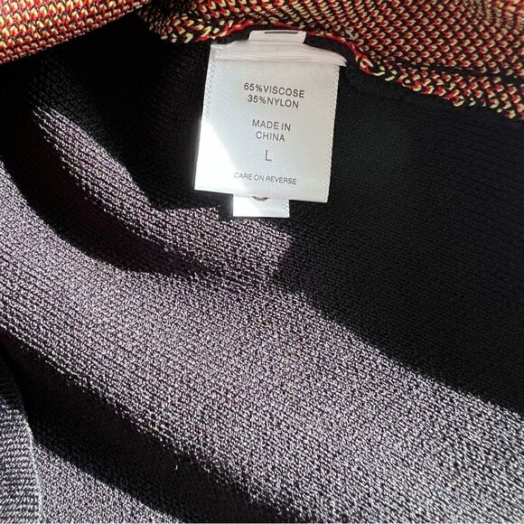 NEW YORK & COMPANY Colorblock Sleeveless Sweater Shell Size L - Picture 7 of 9